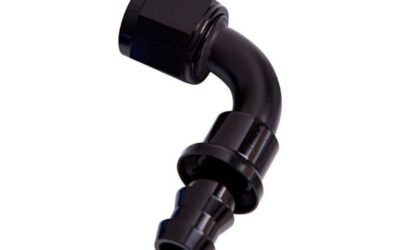 400 Series Push Lock 90° Hose End -6AN