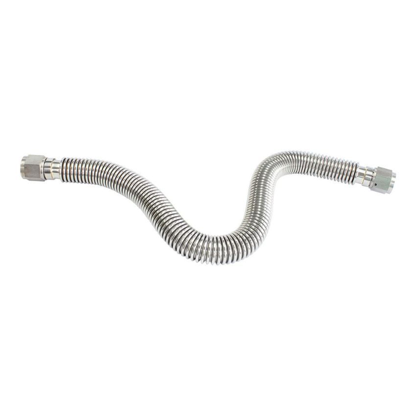 Flexible Turbo Drain Hose 300mm Long -10AN 304 Stainless Steel. 11.8" (300mm) Overall Length