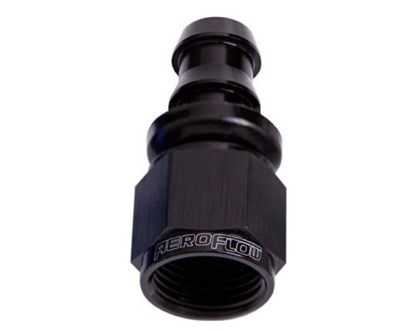 Push Lock Straight Hose End -6AN