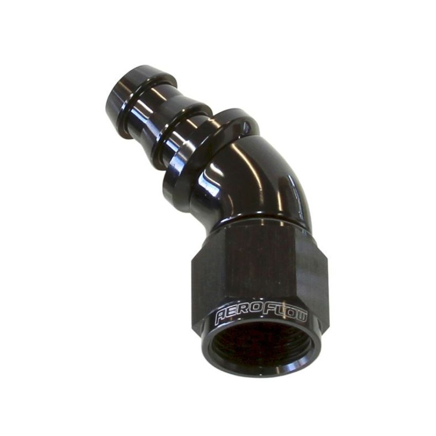 570 Series PTFE 90° Hose End -4AN Silver Finish. Suits 200 & 250 Series Hose