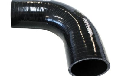 Gloss Black 90° Silicone Elbow Hose 2-1/2″