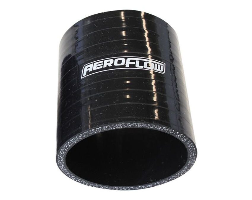 Gloss Black Straight Silicone Hose 4″ x 3″