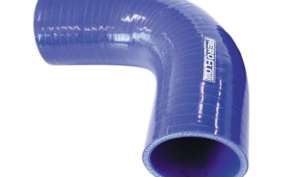 Gloss Blue 90° Silicone Elbow Hose 2-1/2″