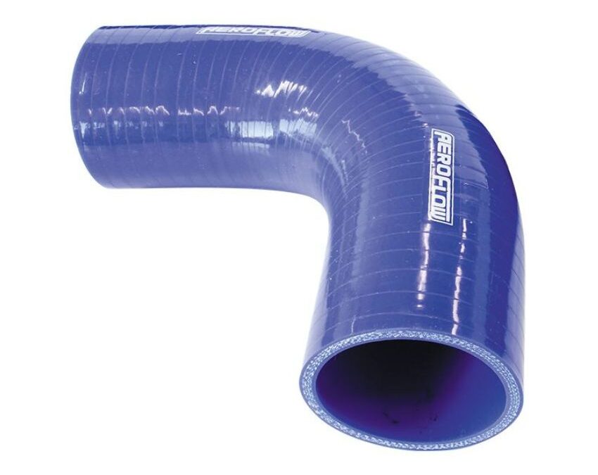 Gloss Blue 90° Silicone Elbow Hose 2-1/2″