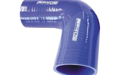 Gloss Blue 90° Silicone Reducer Hose 3″-2.5