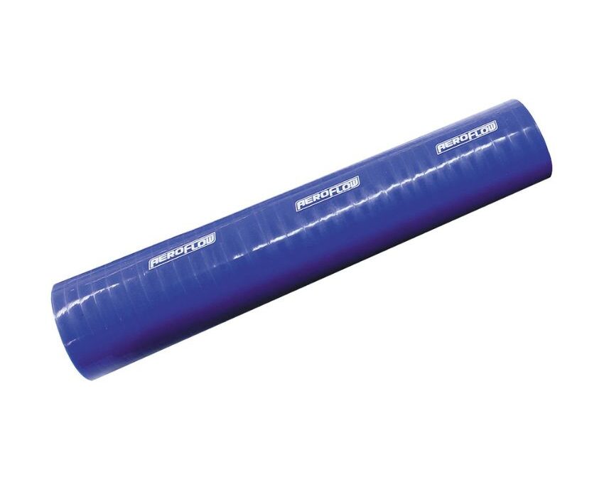 Gloss Blue Straight Silicone Hose 4″ x 1m
