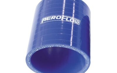 Gloss Blue Straight Silicone Hose 4″ x 3″