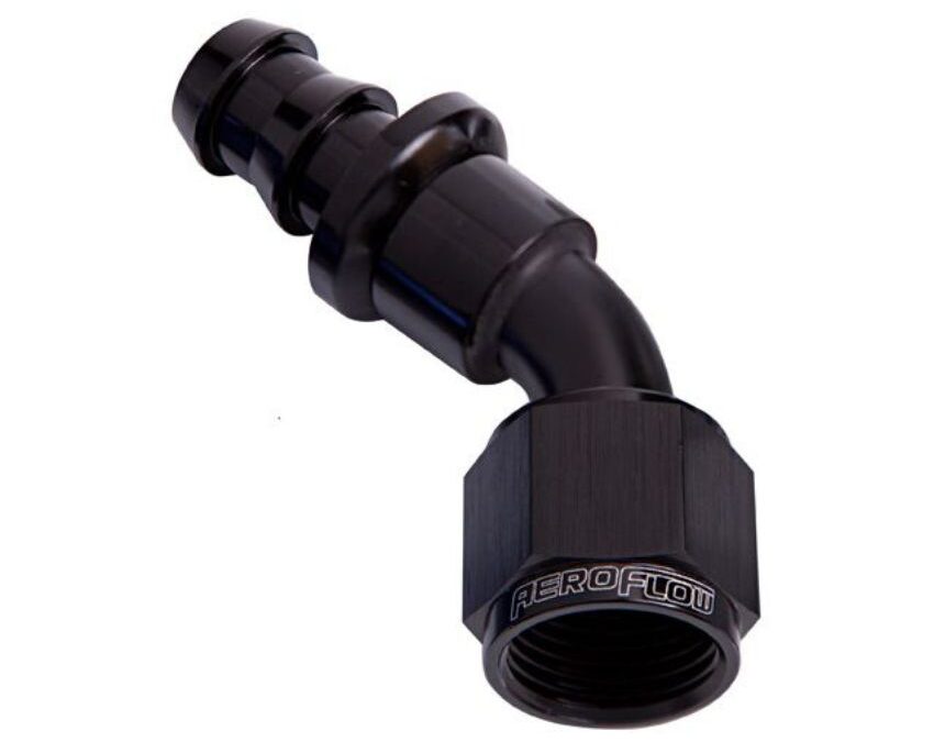 400 Series Push Lock 45° Hose End -10AN