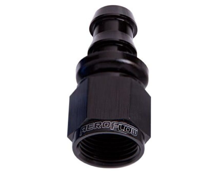 Full Flow Push Lock Straight Hose End -10AN