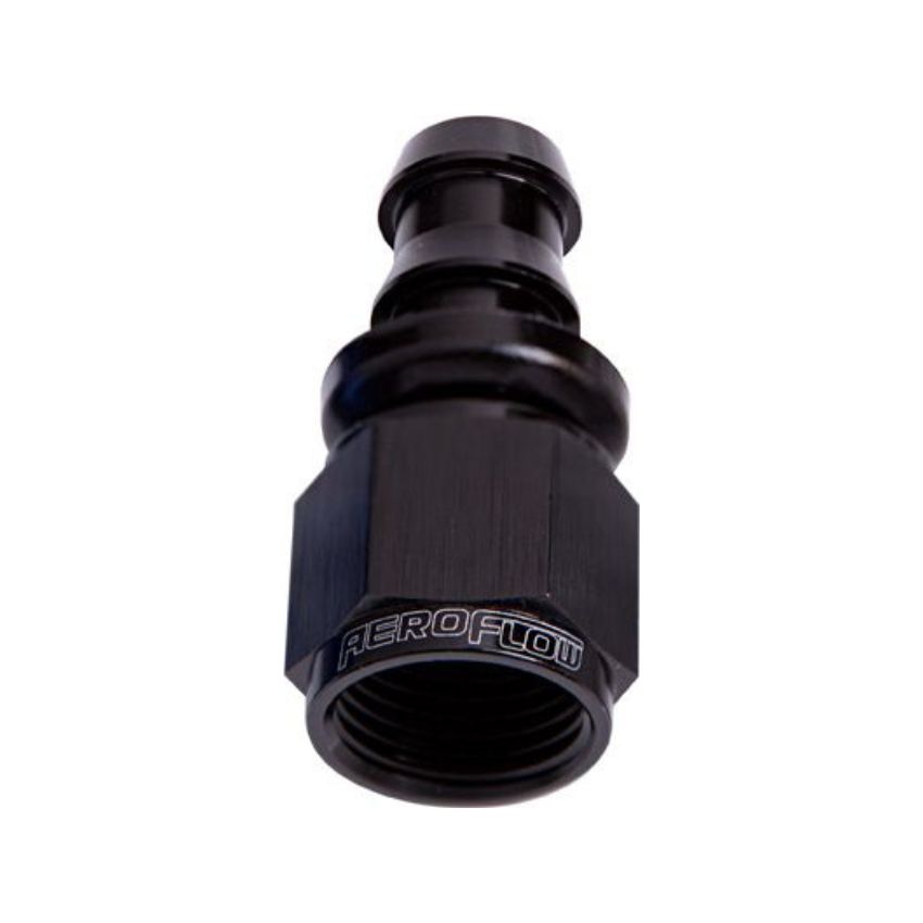 Full Flow Push Lock Straight Hose End -10AN