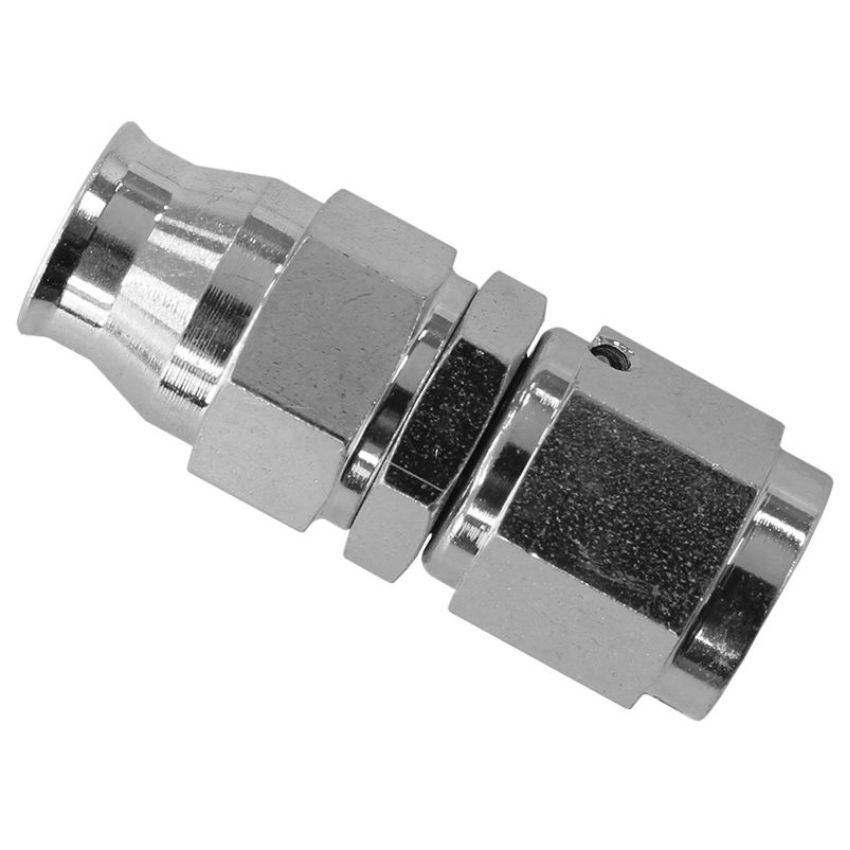 570 Series PTFE 90° Hose End -4AN Silver Finish. Suits 200 & 250 Series Hose