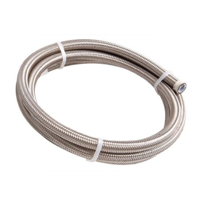 Flexible Turbo Drain Hose 300mm Long -10AN 304 Stainless Steel. 11.8" (300mm) Overall Length