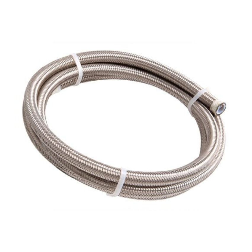 Flexible Turbo Drain Hose 300mm Long -10AN 304 Stainless Steel. 11.8" (300mm) Overall Length